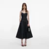 Indigo Denim Flared Midi Dress Indigo Denim Flared Midi Dress