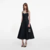 Indigo Denim Flared Midi Dress Indigo Denim Flared Midi Dress