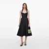 Indigo Denim Halterneck Midi Dress Indigo Denim Halterneck Midi Dress