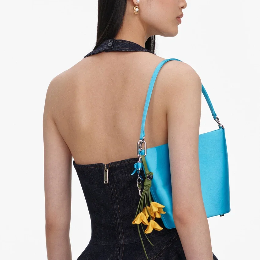 Indigo Denim Halterneck Mini Dress Indigo Denim Halterneck Mini Dress