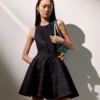 Indigo Denim Halterneck Mini Dress Indigo Denim Halterneck Mini Dress