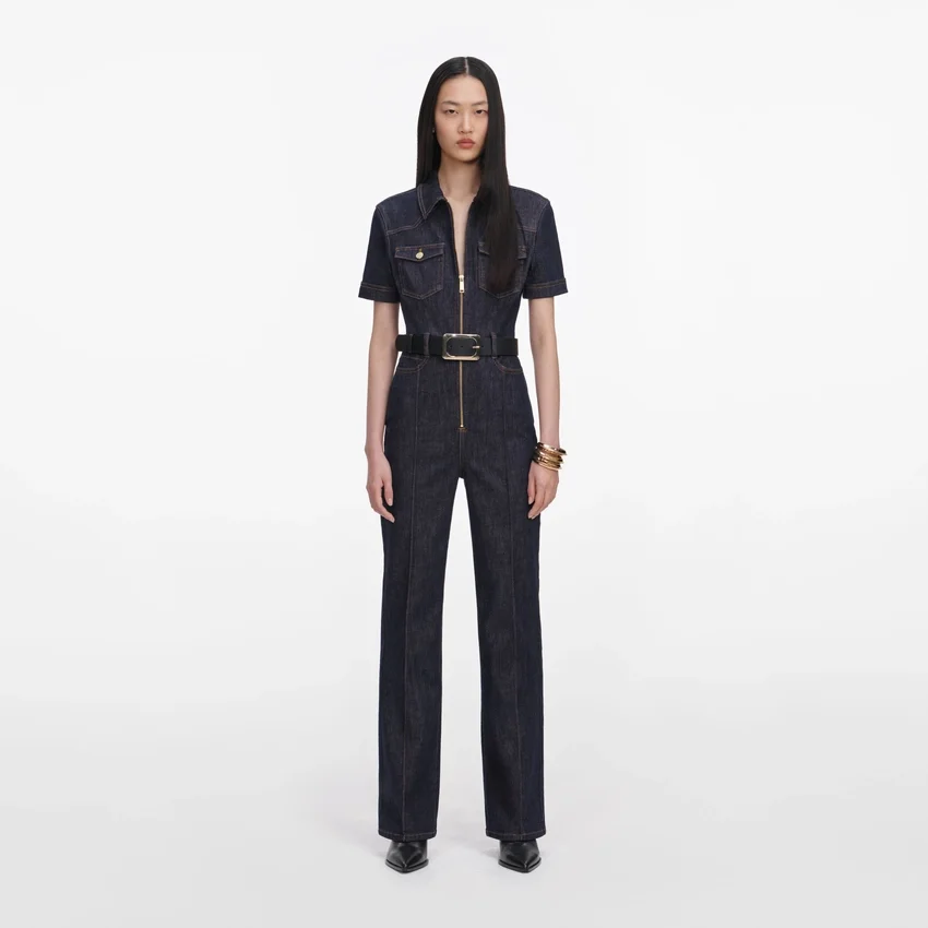 Indigo Denim Jumpsuit Indigo Denim Jumpsuit