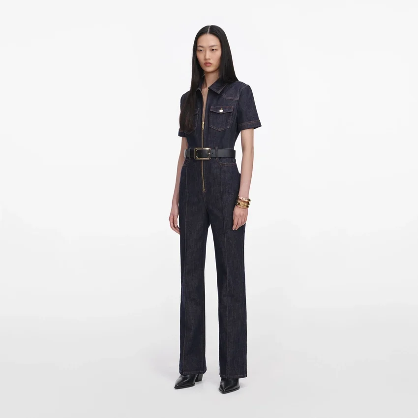 Indigo Denim Jumpsuit Indigo Denim Jumpsuit