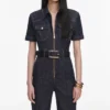 Indigo Denim Jumpsuit Indigo Denim Jumpsuit