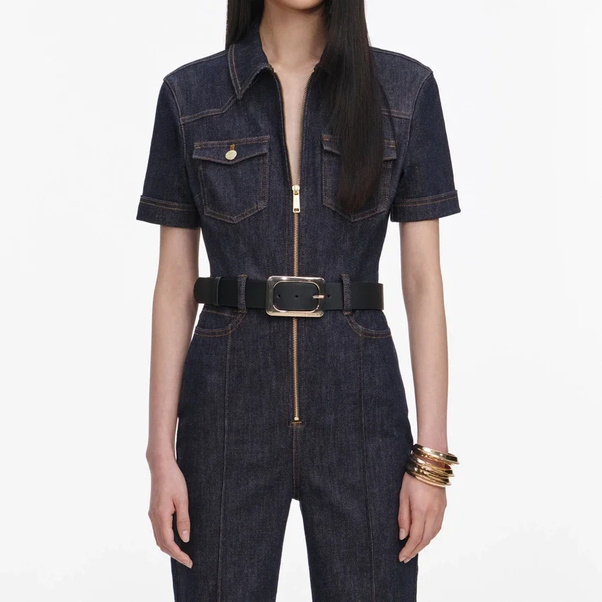 Indigo Denim Jumpsuit Indigo Denim Jumpsuit