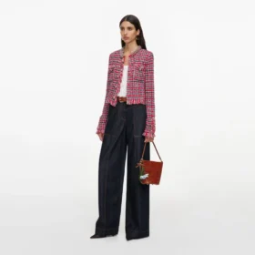 Indigo Denim Straight Leg Jeans