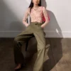 Khaki Cargo Jeans Khaki Cargo Jeans
