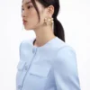 Large Gold Encrusted Earrings