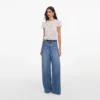 Light Blue Rhinestone Stripe Denim Jeans Light Blue Rhinestone Stripe Denim Jeans