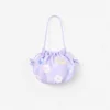 Lilac Flower Embellished Pouch Bag Lilac Flower Embellished Pouch Bag