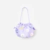 Lilac Flower Embellished Pouch Bag Lilac Flower Embellished Pouch Bag