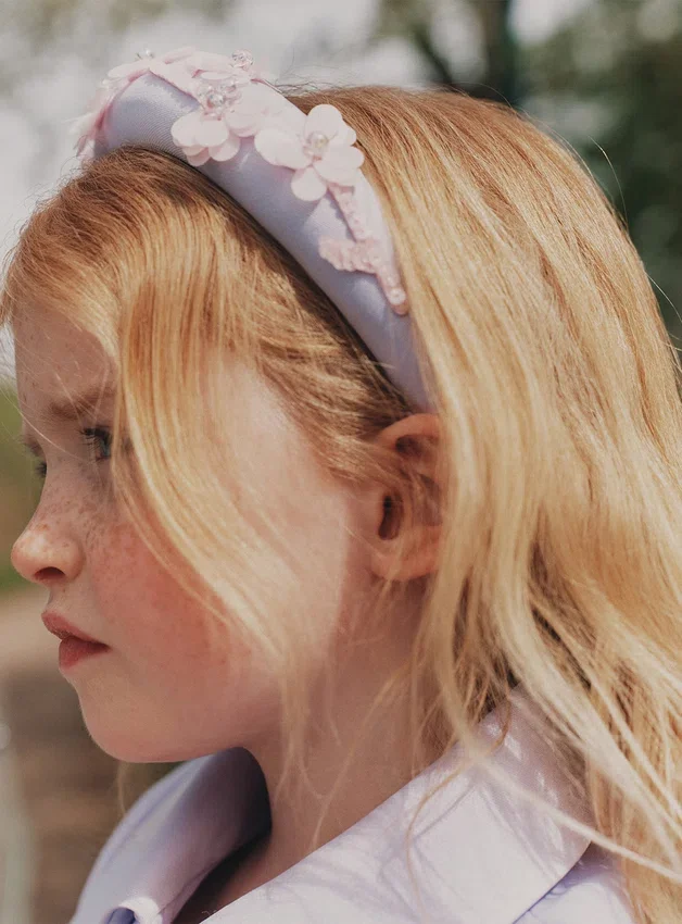 Lilac Flower Sequin Headband Lilac Flower Sequin Headband