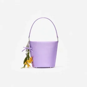 Lilac Satin Bucket Bag Lilac Satin Bucket Bag