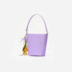 Lilac Satin Bucket Bag Lilac Satin Bucket Bag