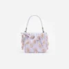 Lilac Satin Floral Beaded Tote Bag Lilac Satin Floral Beaded Tote Bag