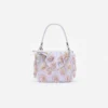 Lilac Satin Floral Beaded Tote Bag Lilac Satin Floral Beaded Tote Bag