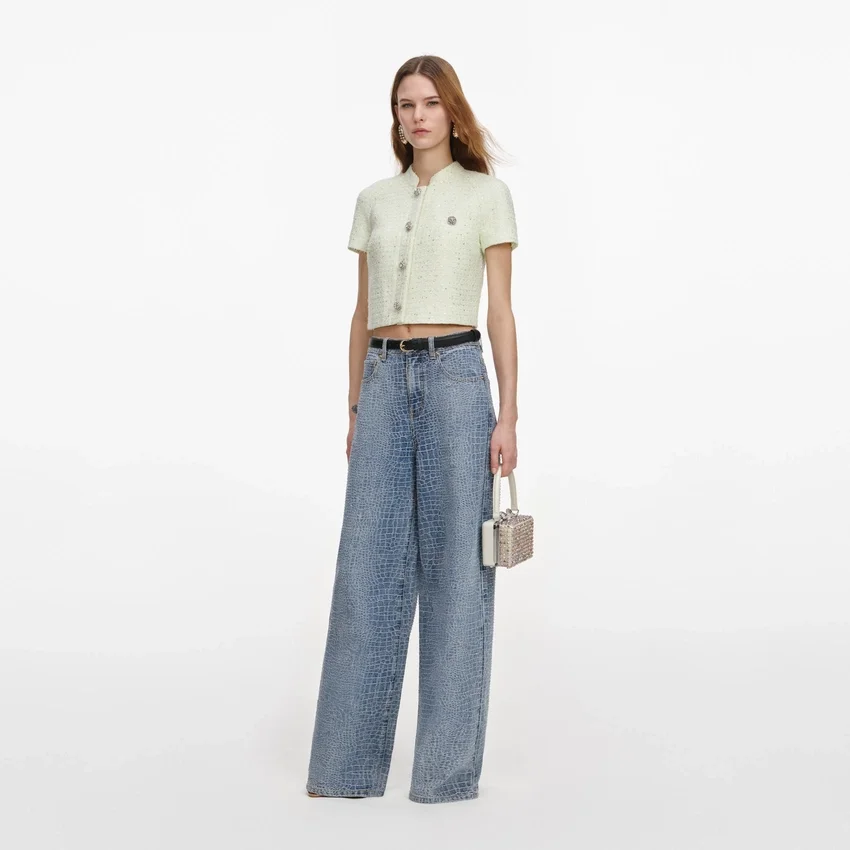 Lime Boucle Top Lime Boucle Top