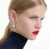 Micro Bow Pearl Earrings