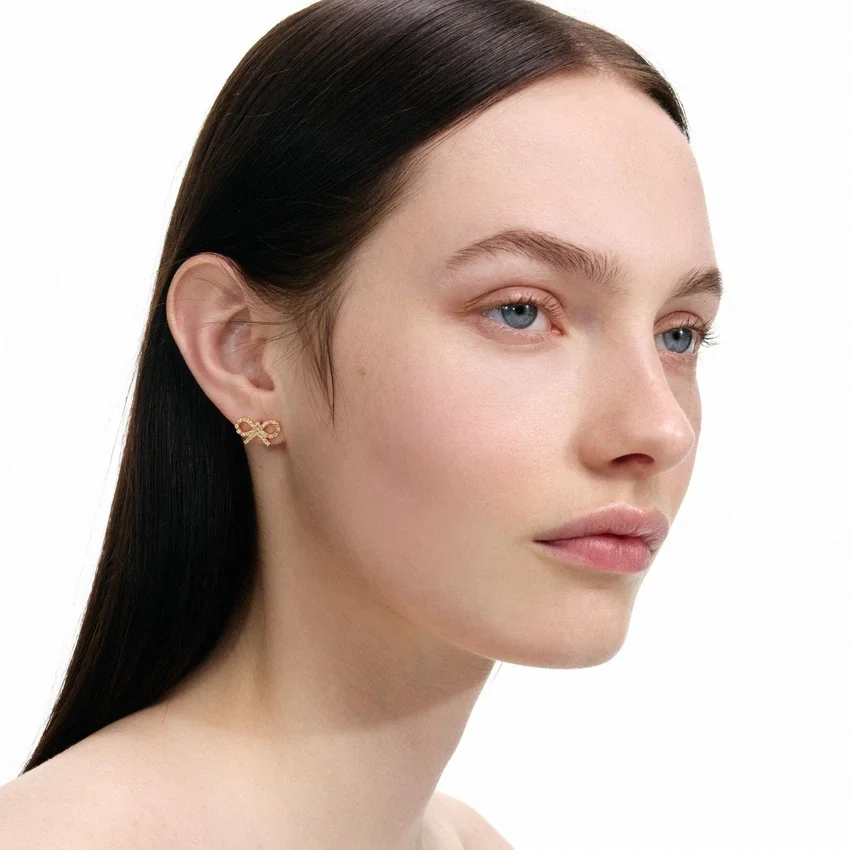 Micro Gold Bow Earrings Micro Gold Bow Earrings