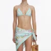 Mint Floral Scarf