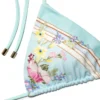 Mint Floral Bikini Top Mint Floral Bikini Top