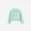 Mint Heart Knit Cardigan Mint Heart Knit Cardigan