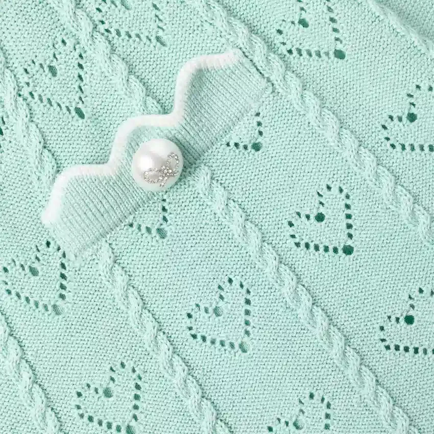 Mint Heart Knit Skirt Mint Heart Knit Skirt