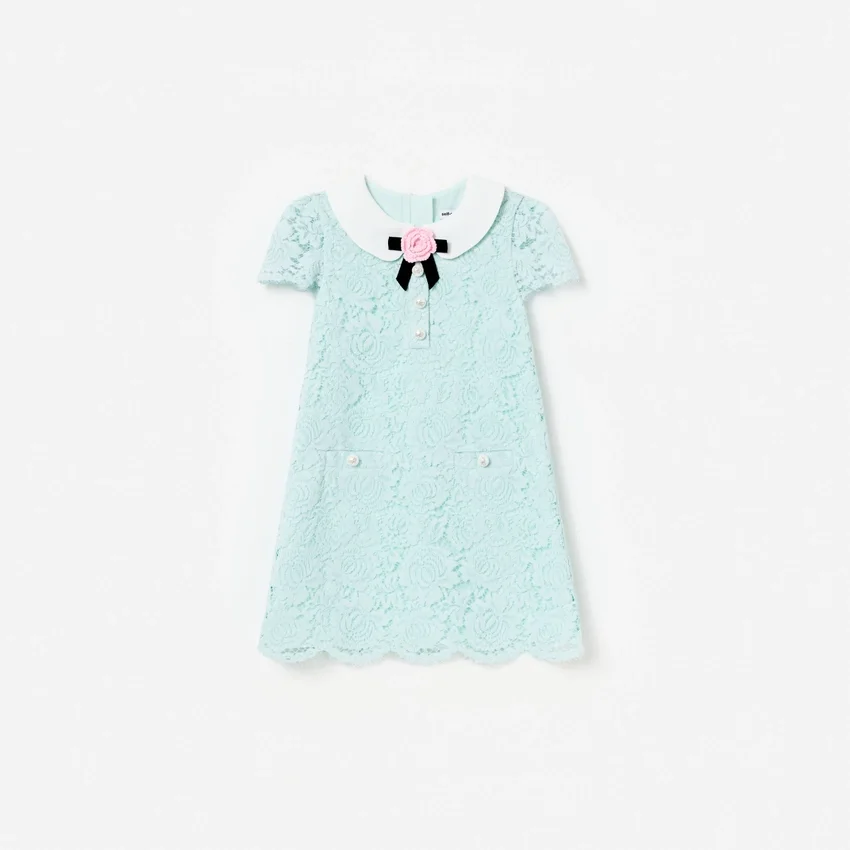 Mint Lace Collared Dress Mint Lace Collared Dress