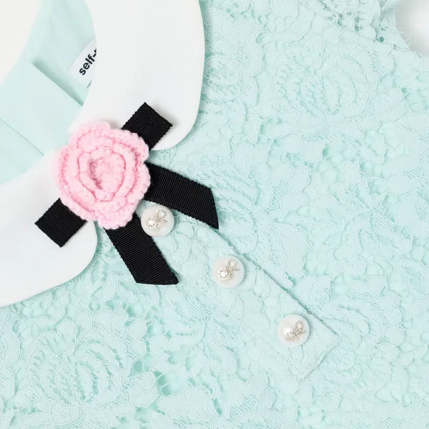 Mint Lace Collared Dress Mint Lace Collared Dress