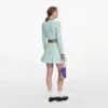 Mint Pointelle Knit Mini Skirt Mint Pointelle Knit Mini Skirt