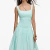 Mint Ramie Midi Dress Mint Ramie Midi Dress
