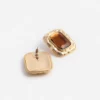 Mottled Gold Amber Earrings Mottled Gold Amber Earrings