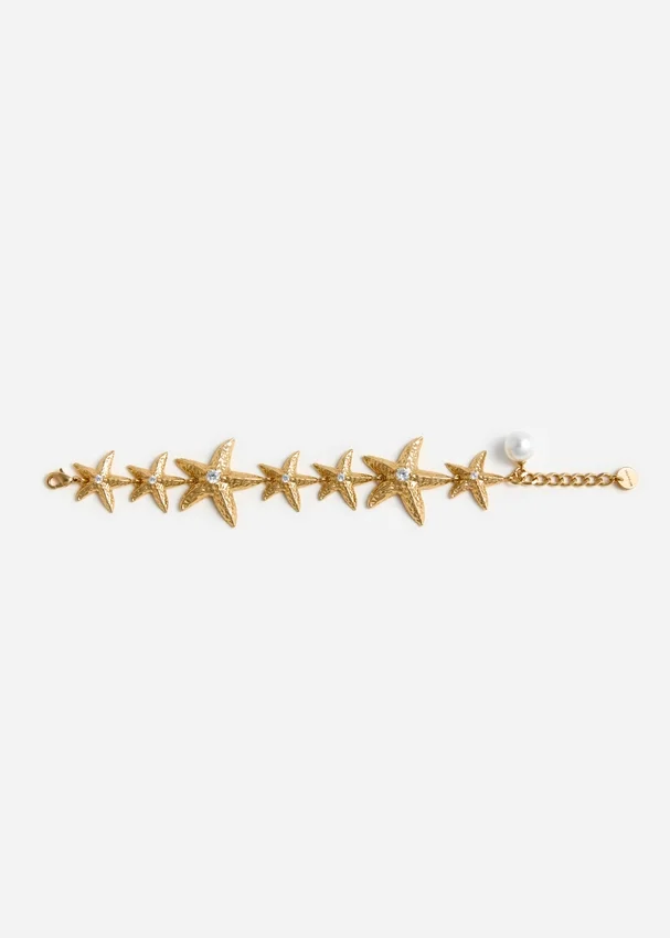 Mottled Gold Sea Star Bracelet Mottled Gold Sea Star Bracelet