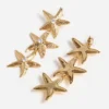 Mottled Gold Sea Star Earrings Mottled Gold Sea Star Earrings