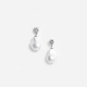 Mottled Pearl Earrings