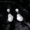 Mottled Pearl Earrings