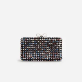 Multi Crystal Chainmail Clutch Multi Crystal Chainmail Clutch