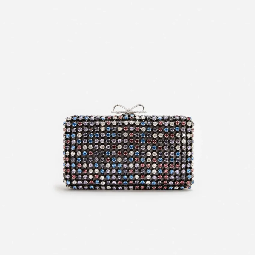 Multi Crystal Chainmail Clutch Multi Crystal Chainmail Clutch