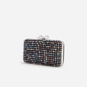Multi Crystal Chainmail Clutch Multi Crystal Chainmail Clutch