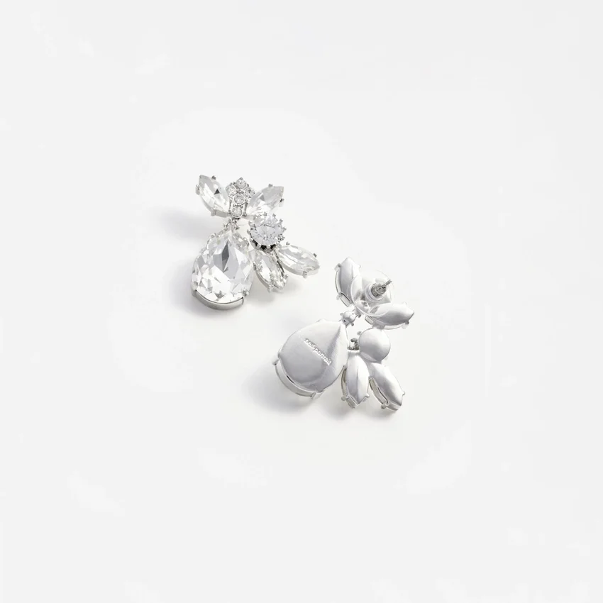 Multi Crystal Cluster Earrings Multi Crystal Cluster Earrings