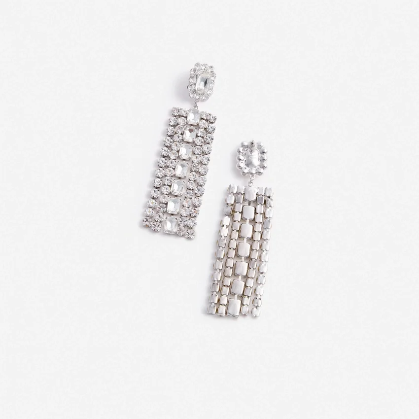 Multi Crystal Droplet Earrings Multi Crystal Droplet Earrings
