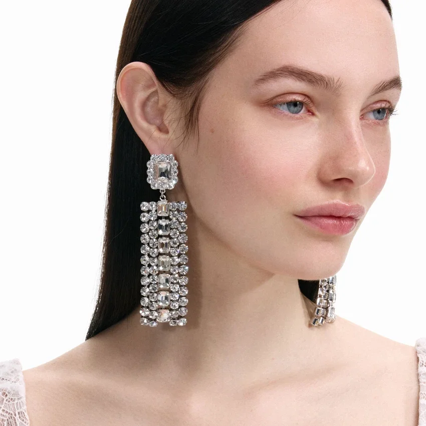 Multi Crystal Droplet Earrings Multi Crystal Droplet Earrings