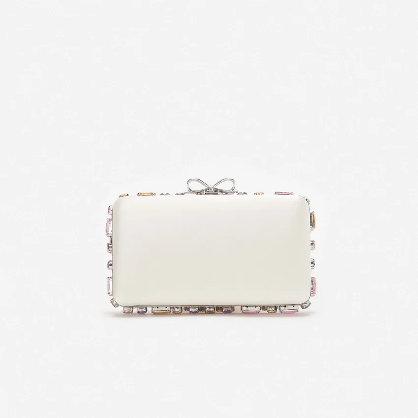 Multi Crystal Embellished Clutch Bag Multi Crystal Embellished Clutch Bag