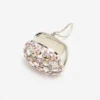 Multi Crystal Embellished Top Handle Clutch Bag
