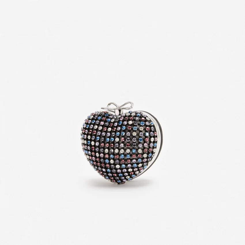 Multi Crystal Heart Clutch Multi Crystal Heart Clutch