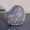 Multi Crystal Heart Clutch Multi Crystal Heart Clutch
