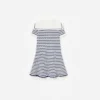 Navy And Cream Stripe Knitted Dress Navy And Cream Stripe Knitted Dress