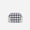 Navy Check Boucle Bag Navy Check Boucle Bag