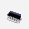 Navy Check Boucle Bag Navy Check Boucle Bag