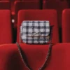 Navy Check Boucle Bag Navy Check Boucle Bag
